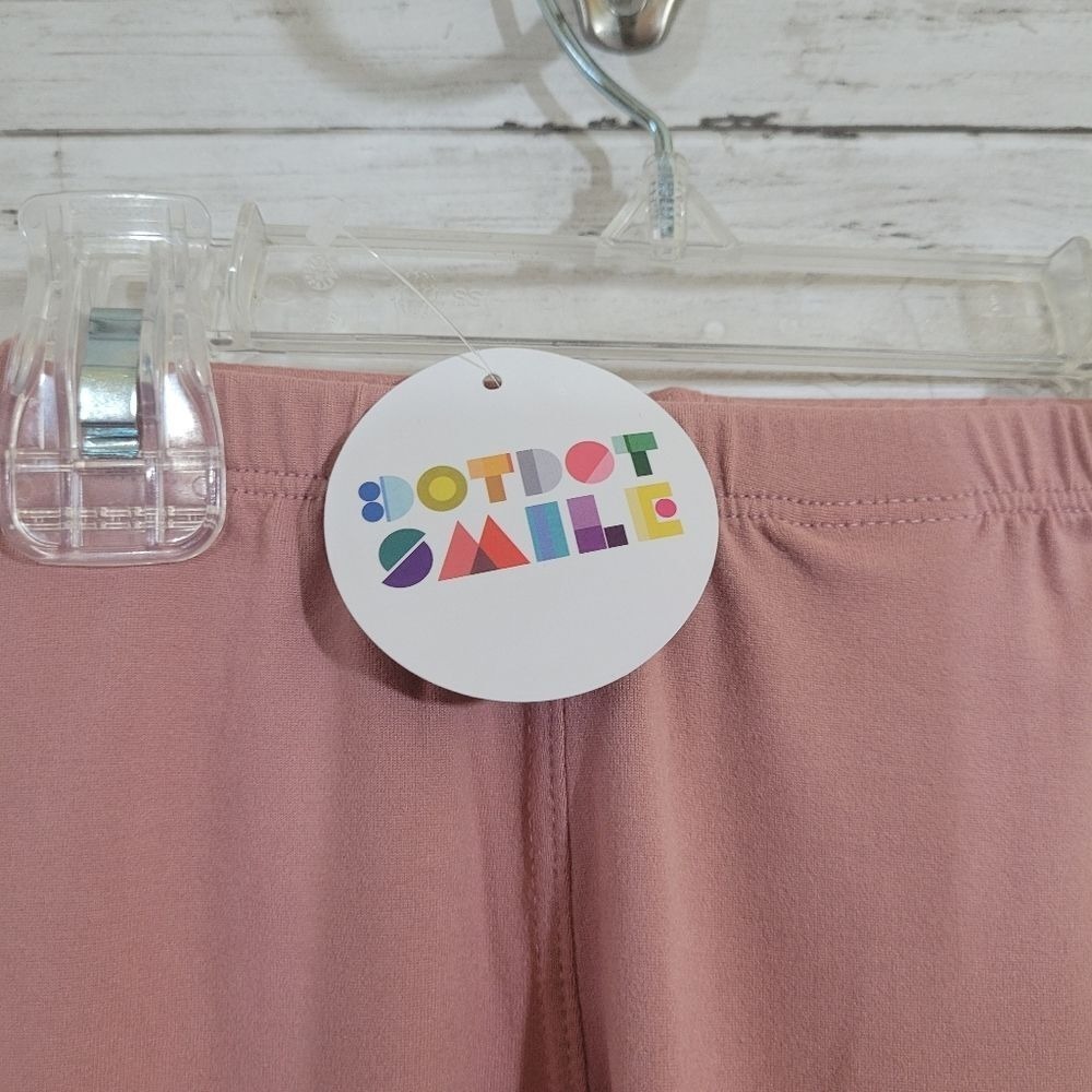 BNWT DOT DOT SMILE Baby Girl Solid Pink‎ Buttery Soft Leggings Size 2T - Picture 6 of 8